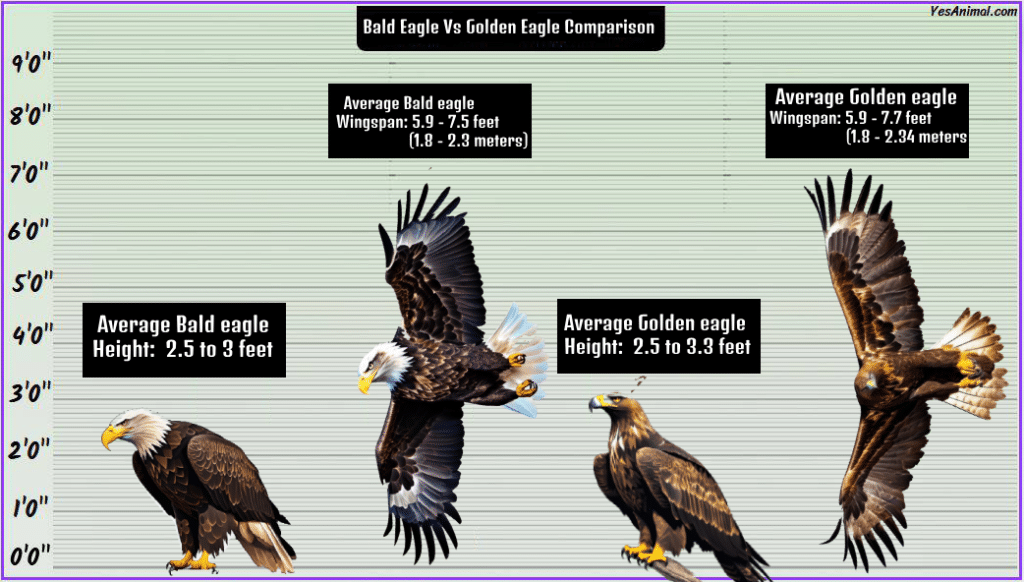 Bald Eagle Size Explained & Compared With Others - Yes Animal